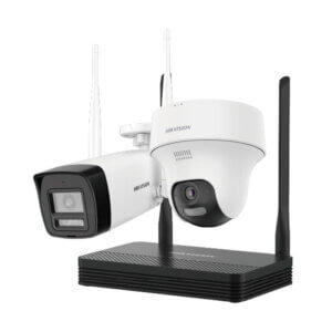 KIT CCTV Hikvision - 2 Cámaras Wi-Fi + Grabador Inalámbrico  - Combo - Exteriores