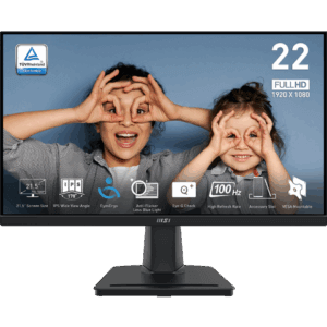 MSI PRO MP225 - LED-backlit LCD monitor - 21.5" HDMI - VGA