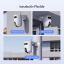 Cámara Ezviz H9C Wi-Fi de doble lente con rotación horizontal y vertical - Doble lente -2K