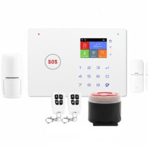 Alarma Inalámbrica Inteligente GSM y WiFi | 120dB, App y Control Remoto