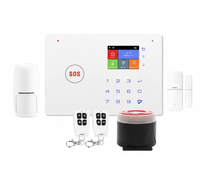 Alarma Inalámbrica Inteligente GSM y WiFi | 120dB, App y Control Remoto